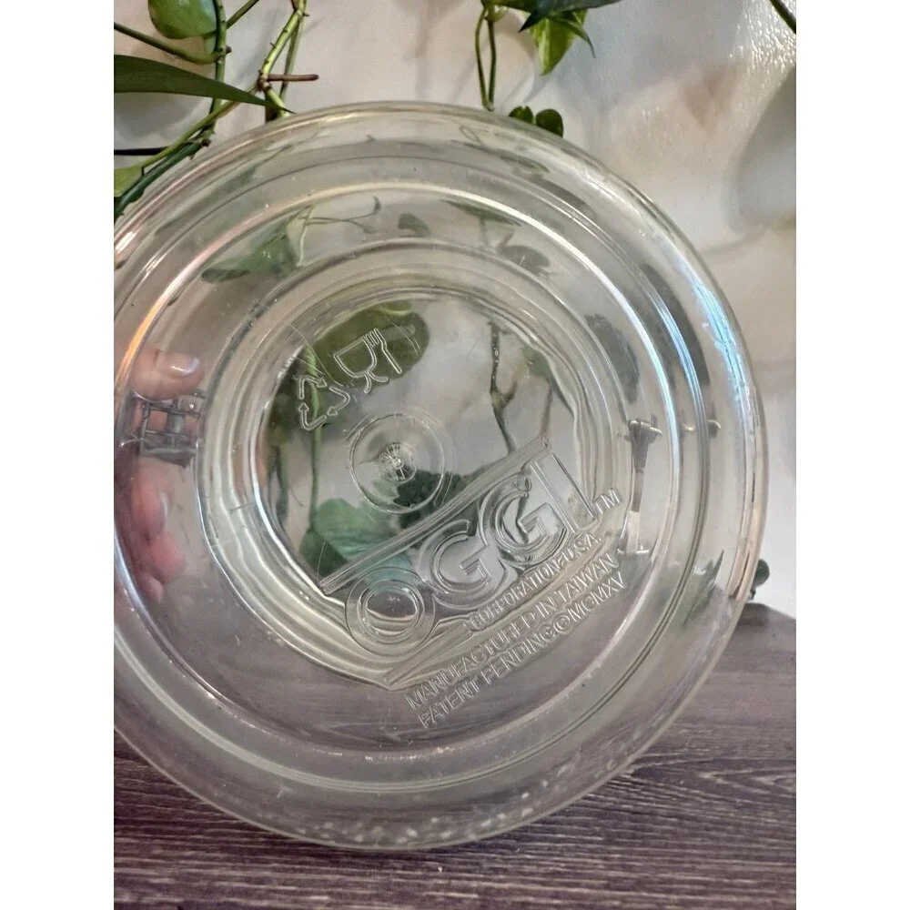 Oggi Clear Clamp Storage Jar with Lid